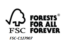 Bereitgestellte FSC-Werbegrafik mit Lizenzcode FSC-C127907